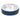 Triton Gents 8mm Black and White Domed Tungsten Carbide Band Electric Blue Stripes 11-5945MCB8-G.00