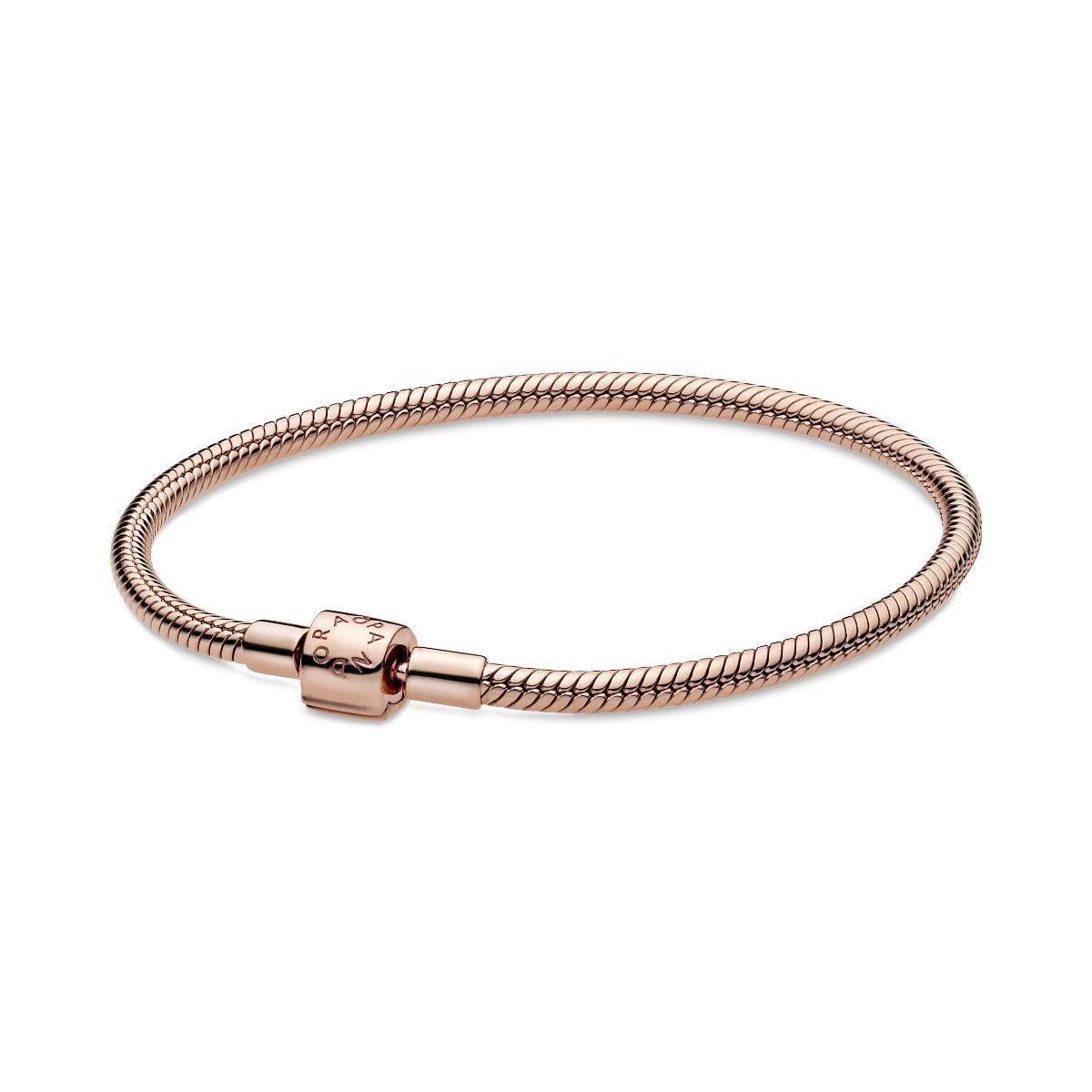 Pandora Moments Tone Clasp Bracelet 美品✨ Pandora Moments Barrel Clasp Snake Chain Bracelet 588781C00