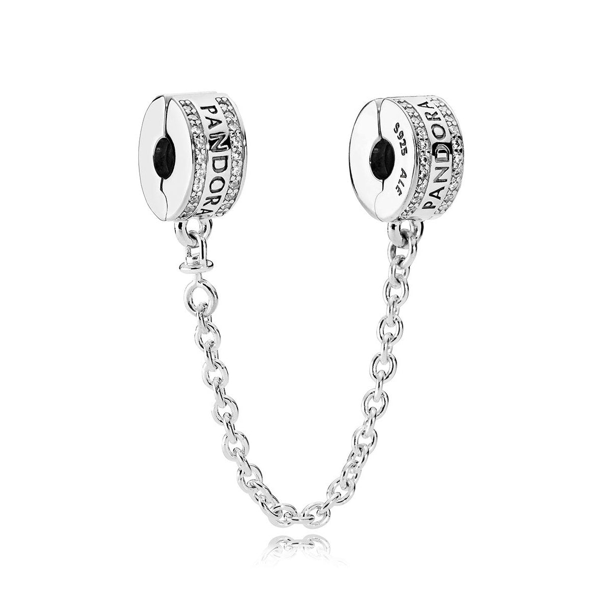 Pandora Jewelry Pandora Safety Chain Jared PANDORA Insignia, Clear
