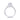 14K White Gold Round 1.50 Carat Diamond with 0.52ctw Diamond Accents Engagement Ring
