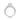 18K White Gold Round 1.20 Carat Diamond Engagement Ring with 0.06ctw Diamond Accents