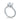 Simply Tacori 18K White Gold Diamond Engagement Ring 0.07 ctw 2650PR7W