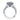 Tacori Full Bloom 18K White Gold Diamond Semi Mount 0.99 ctw 37-2RD7W