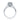 Tacori Dantela Platinum Diamond Semi Mount 0.25 ctw 39-2CU65