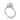 Simply Tacori Platinum Diamond Engagement Ring 0.07 ctw 2652RD8
