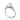 Simply Tacori Platinum Diamond Semi Mount 2657OV85X65