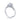 Simply Tacori Platinum Diamond Semi Mount 2659EC75X55