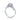 Tacori Dantela 18K White Gold Diamond Semi Mount 2662CU65W
