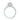 Tacori 18k White Gold Dantela Diamond Engagement Ring 0.45ctw 2646-25RDC65W