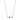 Arrow & Murano Glass Heart Necklace 393669C01
