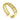 Gabriel & Co. - BG4189-65Y45JJ - 14K Yellow Gold Stacked Crescent Cuff Bracelet with Pav‚ Diamond Stations