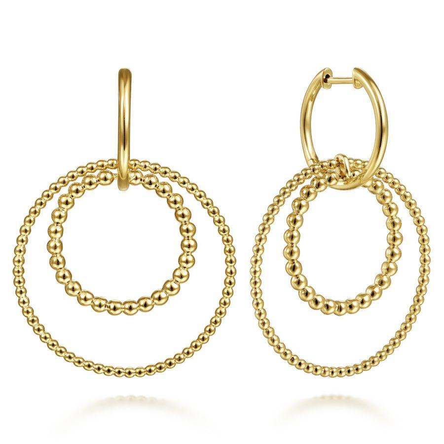 Gabriel & Co. - EG14187Y4JJJ - 14K Yellow Gold Graduating