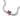Pandora Red Sparkling Heart Tennis Bracelet 590041C02