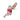 Pink Murano Glass Flamingo Dangle Charm 789431C01