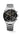 Longines stainless steel 42 mm chronograph watch, black dial, applied Arabic numerals
