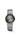 Longines watch 29mm round grey dial, diamond indexes and silver hands