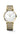 Longines automatic watch two tone band with white face Roman numerals and black hands