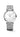 Longines 38mm stainless steel watch white dial, painted Roman numerals and black hands