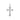 Sterling silver cross charm