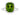 14K White Gold Cushion Cut Peridot Diamond Halo Ring
