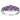 14k White Gold Round Cut 5-Stone Amethyst and Diamond Ring WC6235A-AM
