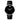 Men's Museum Classic watch, 40 mm stainless steel case, black Museum dial with silver-toned dot and hands, black calfskin strap with stainless steel buckle.
