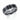 Triton Ladies 8mm Tungsten Carbide with Black Ceramic Inlay Comfort Fit Band 11-2332CE-L.00
