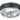 Triton Ladies 9mm Black and White Tungsten Carbide Comfort Fit Band 11-4148MC-L.00