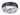 Triton Ladies 9mm Black and White Tungsten Carbide Comfort Fit Band 11-4148MC-L.00