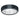 Triton Ladies 7mm Black Titanium and Sterling Silver Comfort Fit Band 11-5638BV-L.00