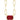 14K Yellow 6x4 mm Lab-Grown Ruby Solitaire 18" Necklace