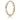 Yellow gold band ring with round cubic zirconia stones evenly spaced around the band