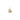 Gold floral wreath pendant charm with delicate leaf and flower details on white background