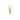 Gold charm pendant with interlocking rings for bracelet or necklace on white background