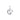 Sterling silver yin yang charm pendant with crystal accents on white background