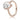 Pear-shaped halo diamond engagement ring with rose gold band and pavé accents