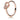 Rose gold heart-shaped ring with pavé-set clear stones, elegant fine jewelry design.