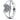 Sterling silver heart ring with pavé cubic zirconia and 'ALL FOR LOVE' engraved inside.