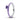 Purple enamel ring with heart-shaped amethyst gemstone and Pandora engraving on band
