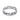 Sterling silver band ring with beaded crescent design, fashion jewelry for women