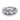 Silver-toned Pandora Halo Heart Trilogy ring with three heart-shaped pave stones and crystal halos in sterling silver