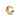 Gold letter G charm bead for jewelry on white background