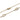 Gold chain bracelet with oval links and single pearl accent, lobster clasp closure