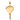 Gold heart-shaped key pendant with diamond accents, fine jewelry charm on white background