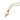 Gold heart key pendant necklace with diamond accents on a gold chain, elegant jewelry