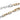 Close-up of two-tone chain link necklace with silver and gold rectangular links