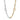 Two-tone gold and silver paperclip chain necklace with large oval links on white background