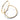 Pair of classic polished yellow gold hoop earrings on white background