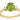 14k Yellow Gold Oval Peridot and Diamond Ring 3195x
