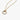 Gold and silver interlocking circle pendant necklace on a delicate chain, fine jewelry